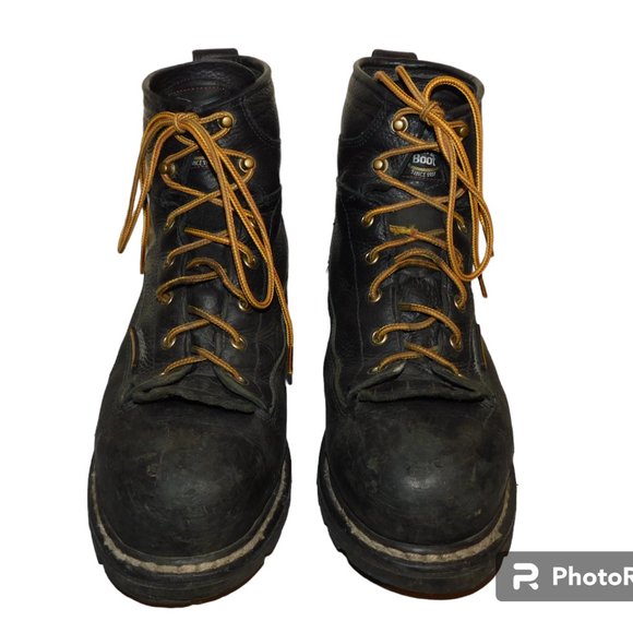 Georgia Boots Waterproof Lace Up Work Boots Size 10M 6\